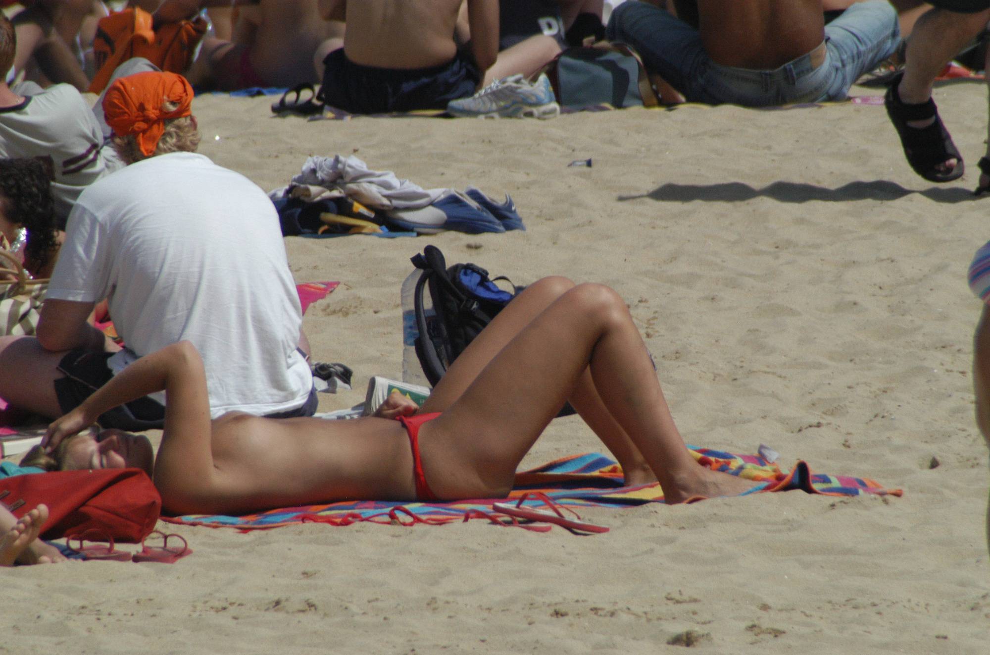 Nudist Gallery Barcelona Topless Beach - 1