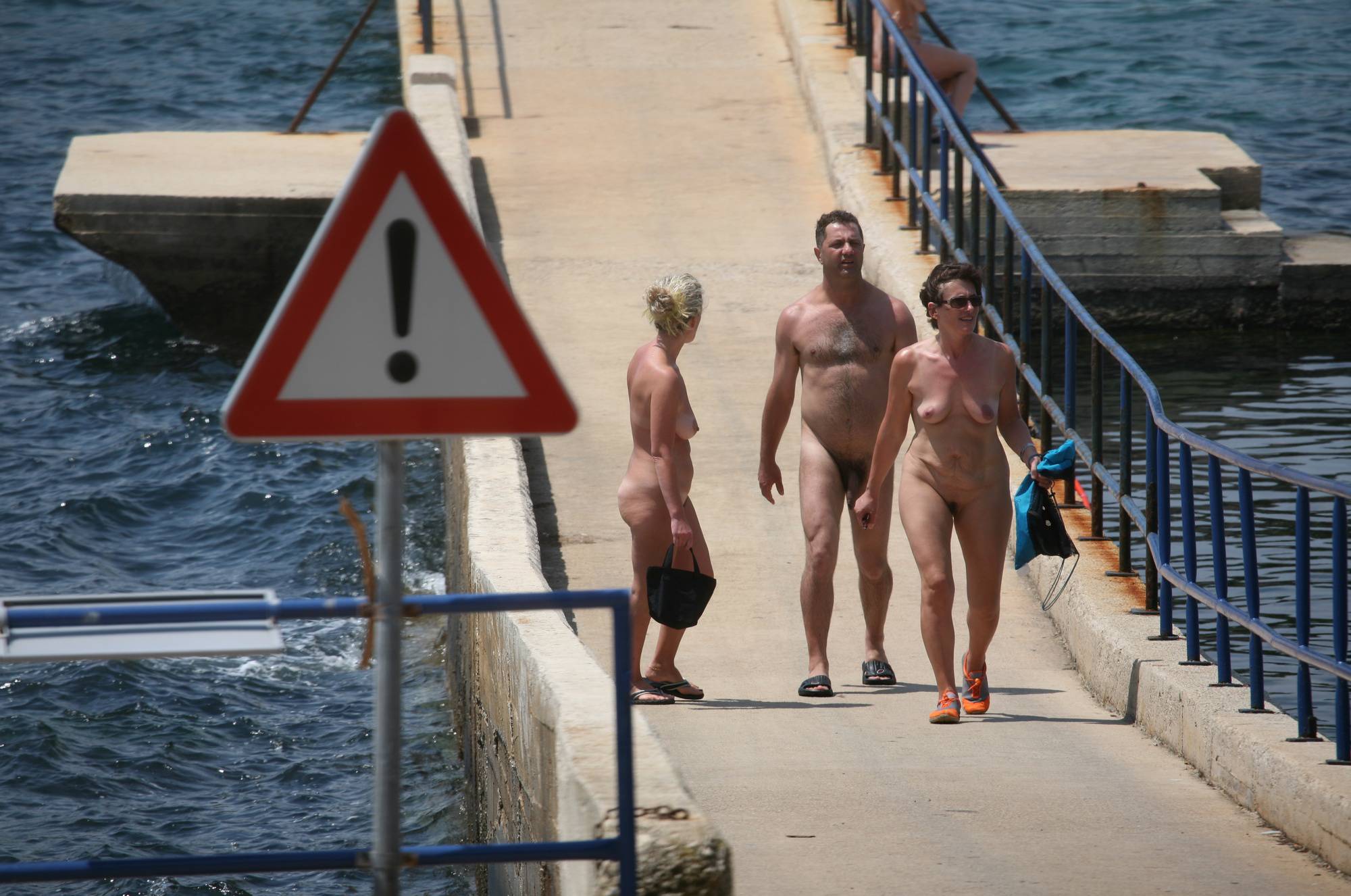Nudist Photos Coastal Bridge Families - 2