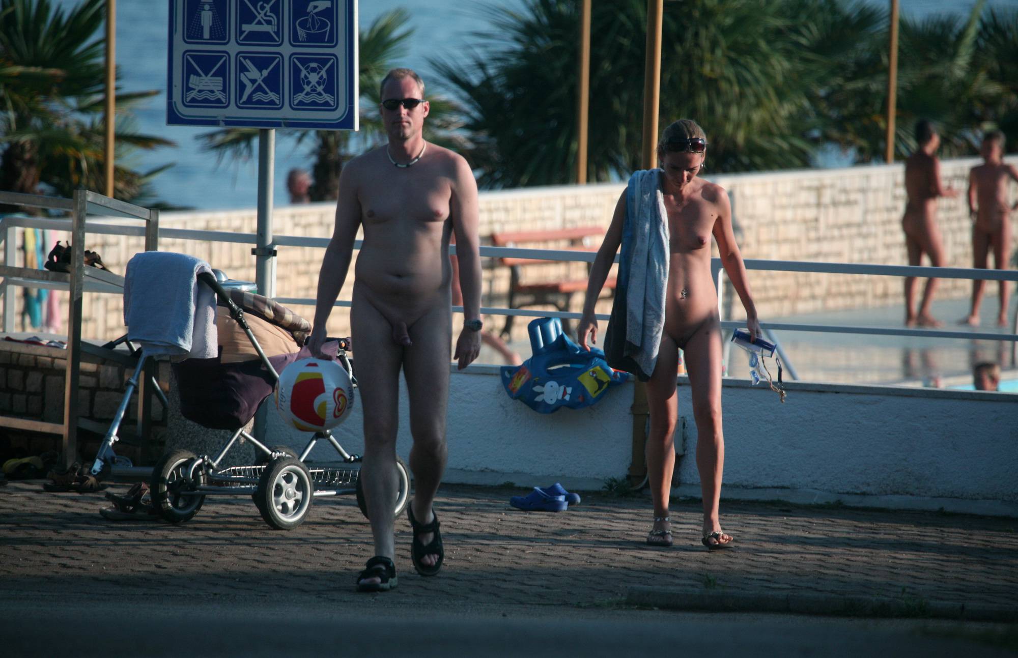 Nudist Gallery Adult Couple Heading Out - 2